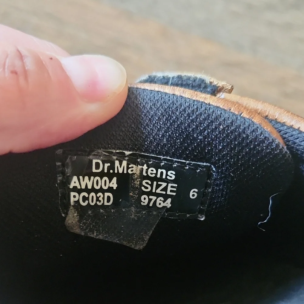 Vintage Dr. Martens 9764 Made in England Chunky Oxford Shoes UK 6 Womens US 8 - Picture 10 of 11